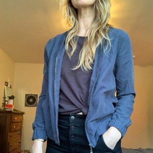 curator bomber jacket, size small